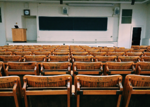 empty lecture hall