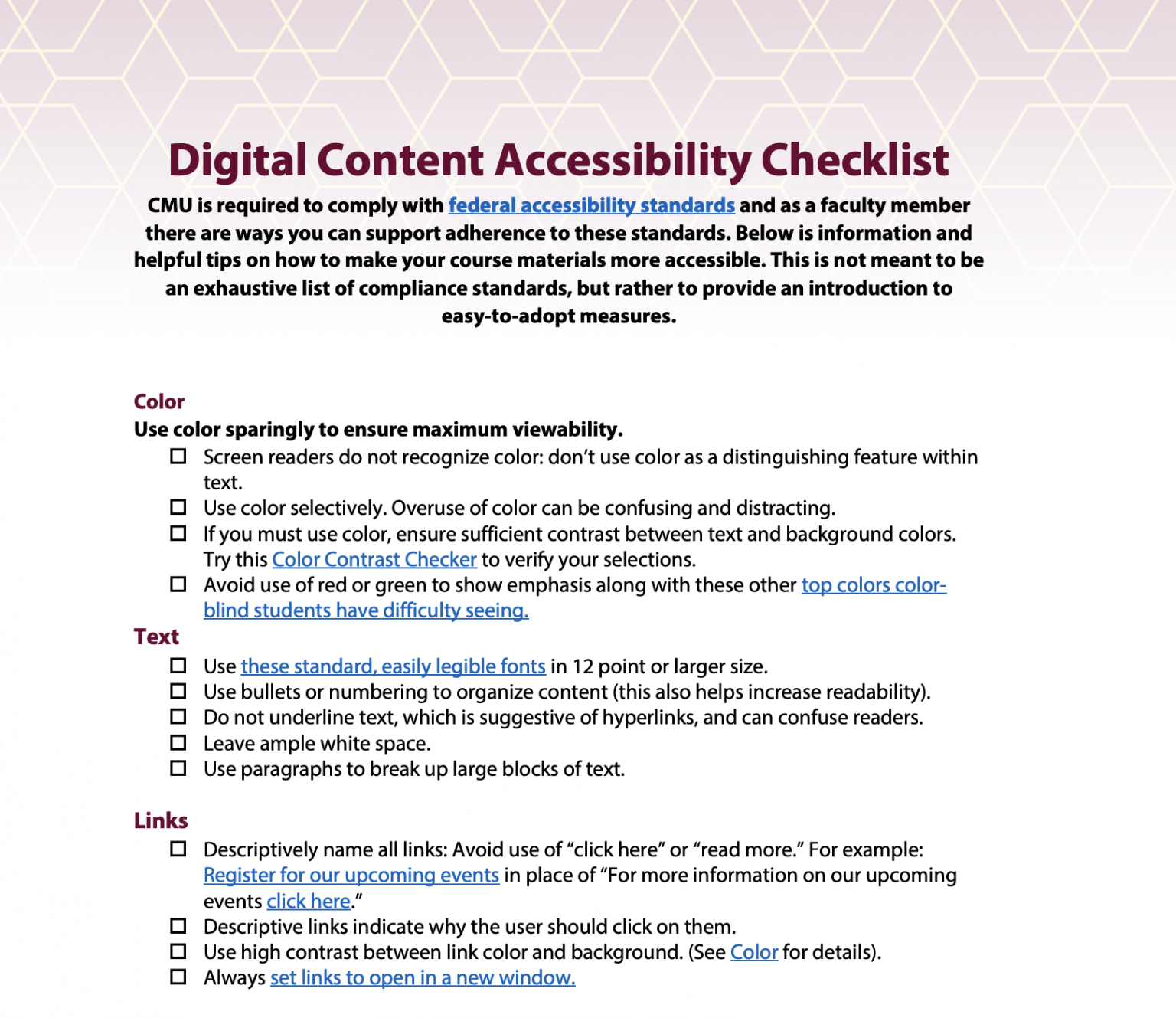 Considerations For Digital Content Accessibility – Office Of Curriculum ...