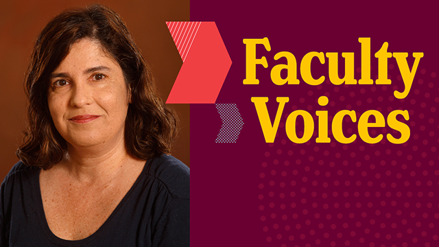 Ana Dias, faculty voices