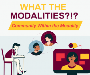 Community within the modality